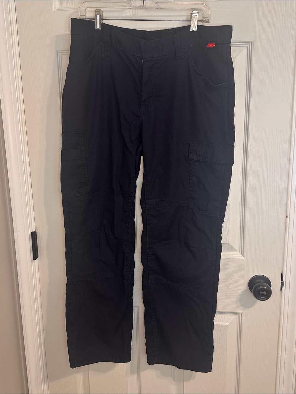 Women's Navy Cargo FR work Pants with Multiple Pockets